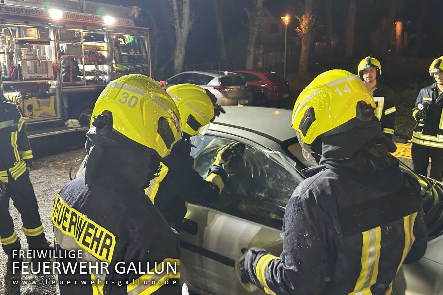 Ausbildung mit der Feuerwehr Mittenwalde